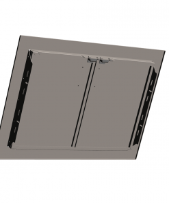 LazyMan Stainless Steel outdoor kitchen doors rear