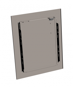LazyMan left stainless steel door insert back
