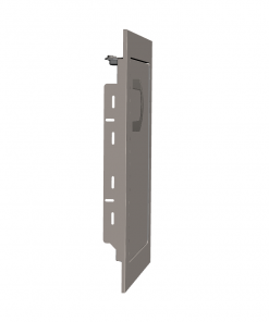 LazyMan left stainless steel door insert side