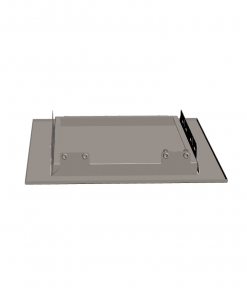 LazyMan right stainless steel door insert top